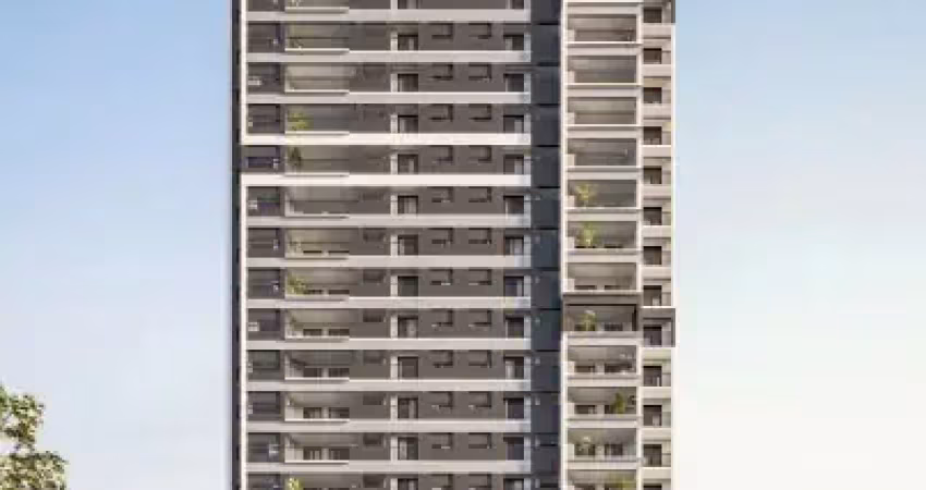Lindo apartamento com varanda gourmet c/ churrasqueira a carvão.