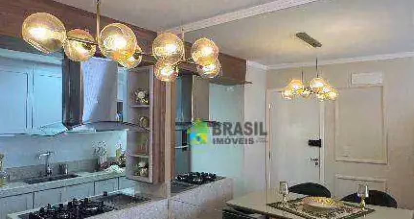 Apartamento com 2 dormitórios à venda, 66 m² por r$ 360.000,00 - jardim country club - poços de caldas/mg