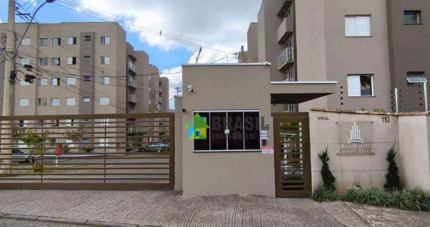 Apartamento térreo com 2 dormitórios para alugar, 55m² por r$ 1.200/mês - estância poços de caldas - poços de caldas/mg