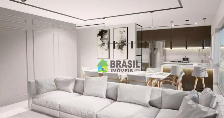 Apartamento com 2 dormitórios à venda, 67 m² por r$ 380.000,00 - jardim country club - poços de caldas/mg