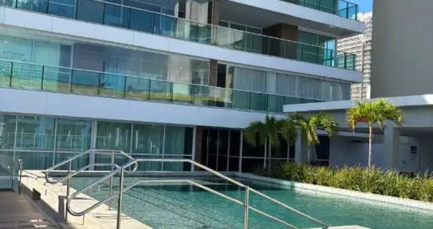 Aluguel lindo apartamento quarto e sala 44m2 nascente andar alto mobiliado vista mar infra completa ed. duetto barra vaga coberta r$ 5.800,00 c/taxas