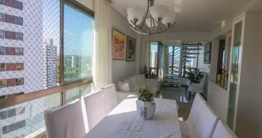 Apartamento 4/4 cobertura duplex 2 suítes vista mar 360° graus 2 vagas de garagens soltas nascente com infraestrutura em patamares r$ 1.350.000,00