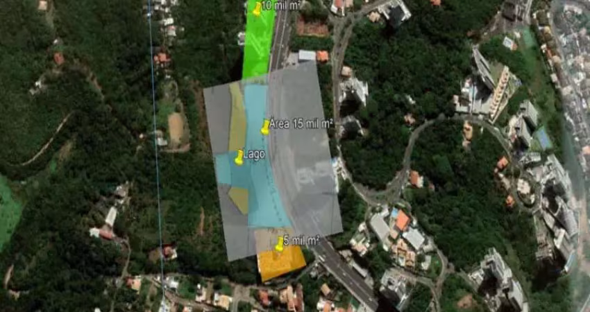 Terreno a venda 15.941m2 na avenida pinto aguiar ( pode ser comercial ou residencial) próximo ao greenville r$ 34.000.000,00