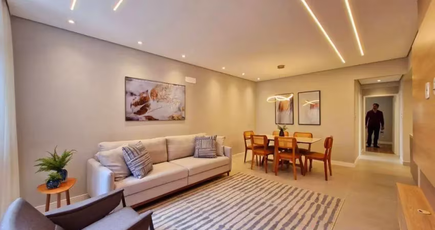 Apartamento totalmente reformado e mobiliado à venda no gonzaga