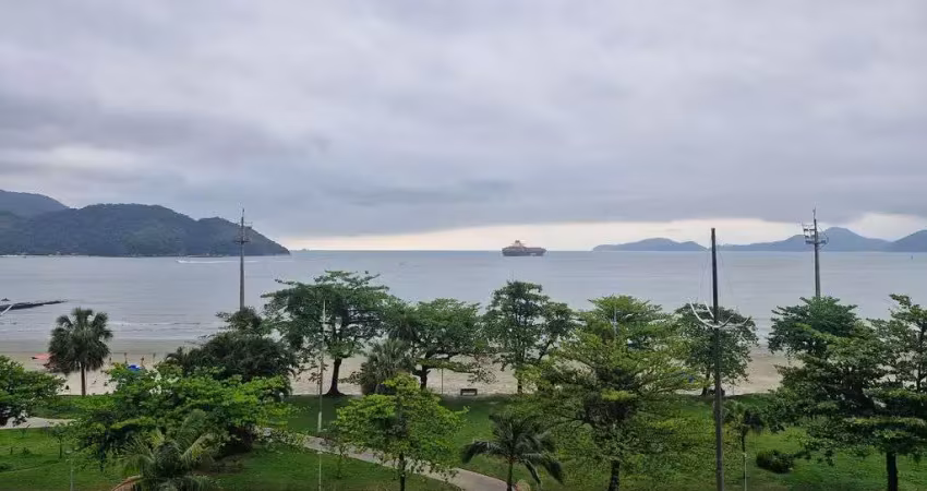 Apartamento frontal para o mar à venda no bairro aparecida, santos
