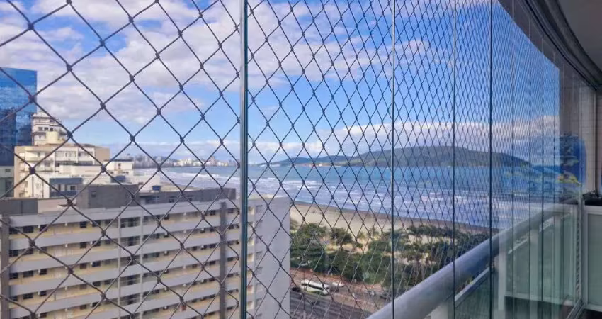 Apartamento com vista mar, lazer completo e vaga demarcada à venda em santos