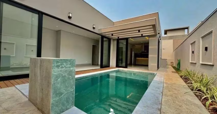 Baixou pra vender! casa térrea no alphaville 2 com fachada e piscina encantadora! 3 suítes amplas