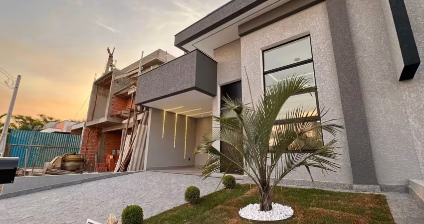 Linda casa térrea no condomínio terras de são franscisco - sorocaba - sp