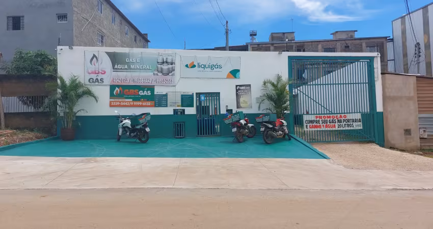 Vendo deposito de gás completo, localizado no pro df de são sebastião df