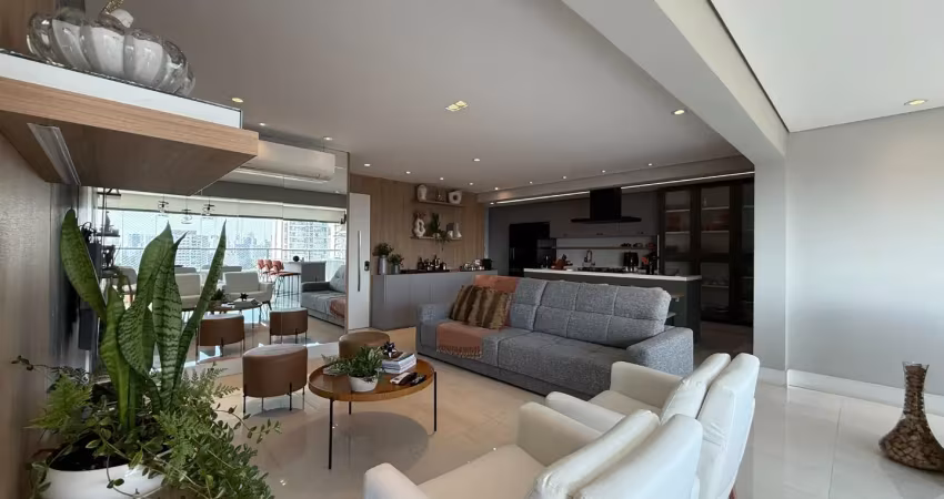 Apartamento em andar super alto à venda no condomínio cyrela by yoo, na chácara santo antônio, com 3 suítes e 3 vagas!