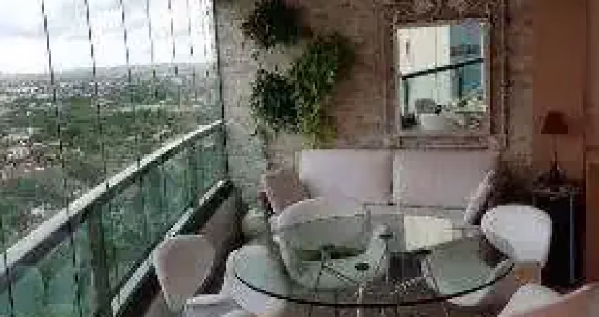 Apartamento luxuoso em poço da panela ed. sitio aguas claras com 3 suites, 3 vagas, recife