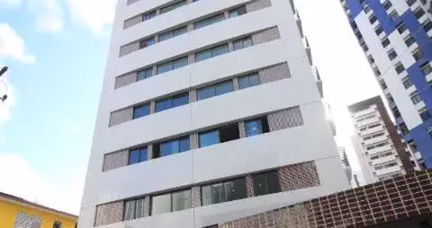 Apartamento novo com 1 quarto ed. noa bairro graças, 33m2, recife