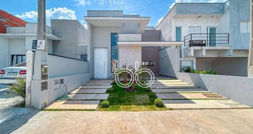 Casa com 3 dormitórios à venda, 105 m² por r$ 785.000,00 - condomínio jardim guarujá - salto/sp