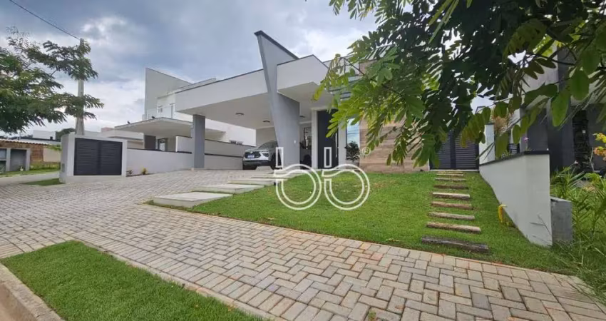 Casa com 3 dormitórios à venda, 200 m² por r$ 1.800.000,00 - condominio portal dos bandeirantes - salto/sp