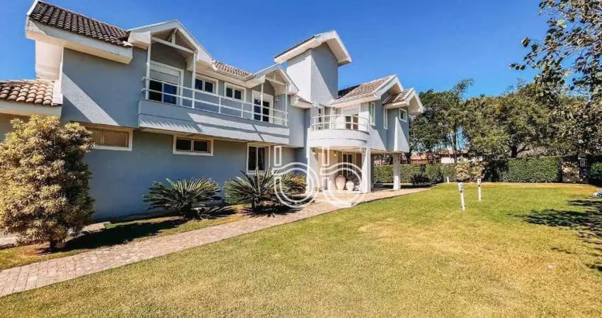 Casa com 5 dormitórios à venda, 400 m² por r$ 3.500.000,00 - condomínio village haras são luiz - salto/sp