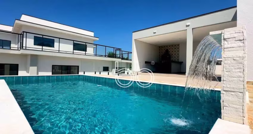 Casa com 5 dormitórios à venda, 472 m² por r$ 3.690.000,00 - condomínio terras de mont serrat - salto/sp