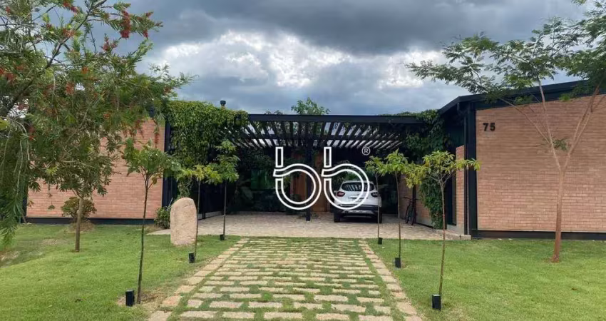 Casa com 3 dormitórios, 350 m² - venda por r$ 3.200.000,00 ou aluguel por r$ 16.883,00/mês - condomínio residencial primavera - salto/sp