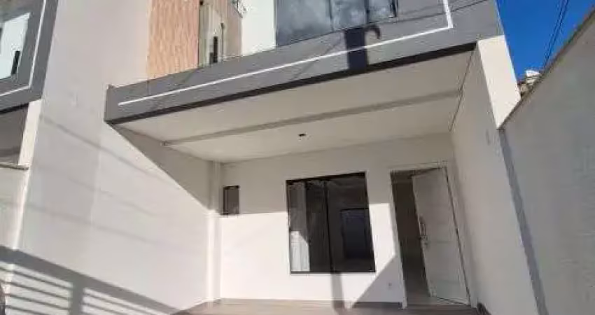 Sobrado novo alto padrão/1suíte+2dorm/2vagas/churrasqueira/3bwc/bairro bom retiro - joinville - sc