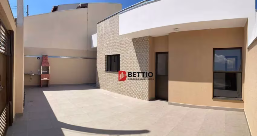 Casa térrea nova, 3 quartos sendo 1 suíte, quintal, bairro jardim regente, cidade de indaiatuba - sp