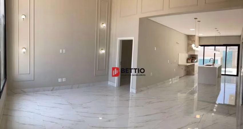 Casa térrea nova, estilo neoclássica, 3 suítes, escritório, condomínio maria cândida, indaiatuba-sp