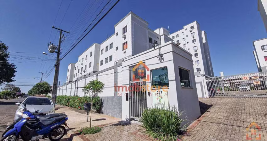 Apartamento com 2 dormitórios no Condomínio Spazio Libertá, para locação, 49 m² por R$ 1.000/mês - Vila Filipin - Londrina/PR