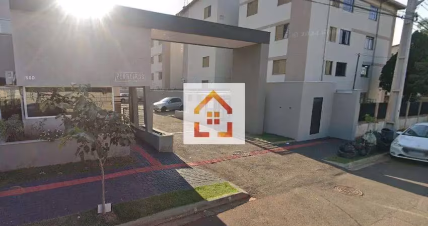 Apartamento mobiliado para locação com 2 dormitórios no ed pinheiros, com 53 m² por r$ 2.100/mês - parque jamaica - londrina/pr