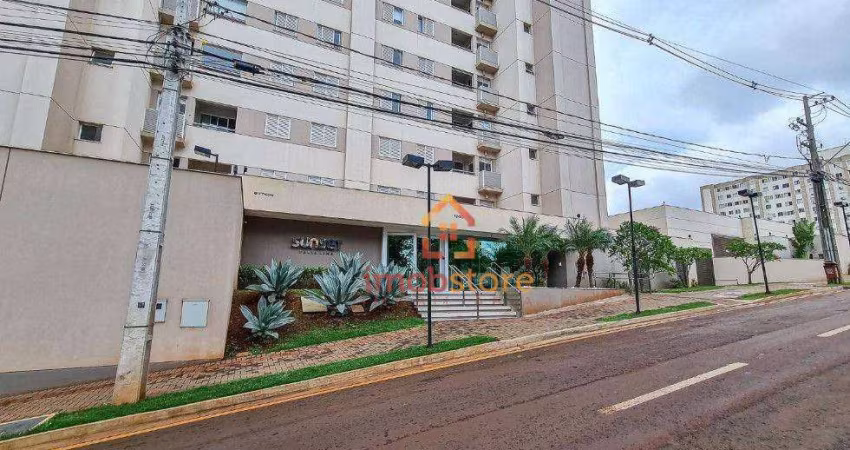 Ed. Sunset Faria Lima. Apartamento com 2 dormitórios à venda, 54 m² por R$ 450.000 - Gleba Palhano - Londrina/PR