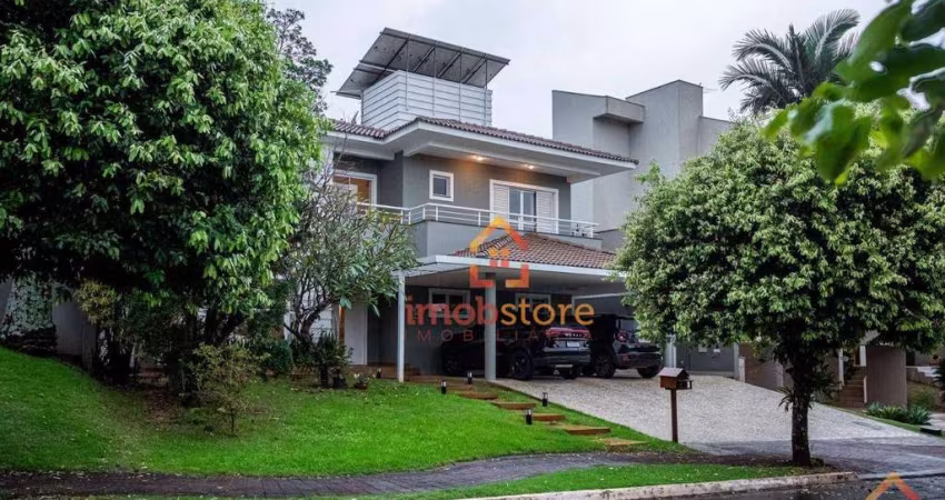 Belíssima casa com 4 dormitórios para locação, 500 m² por R$ 16.000/mês - Royal Park Residence &amp; Resort - Londrina/PR