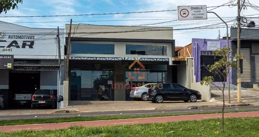 Salão Comercial para locação na Av. Francisco Gabriel Arruda, 176 m² por R$ 6.000,00/mês + IPTU - Conjunto Parigot de Souza 1 - Londrina/PR