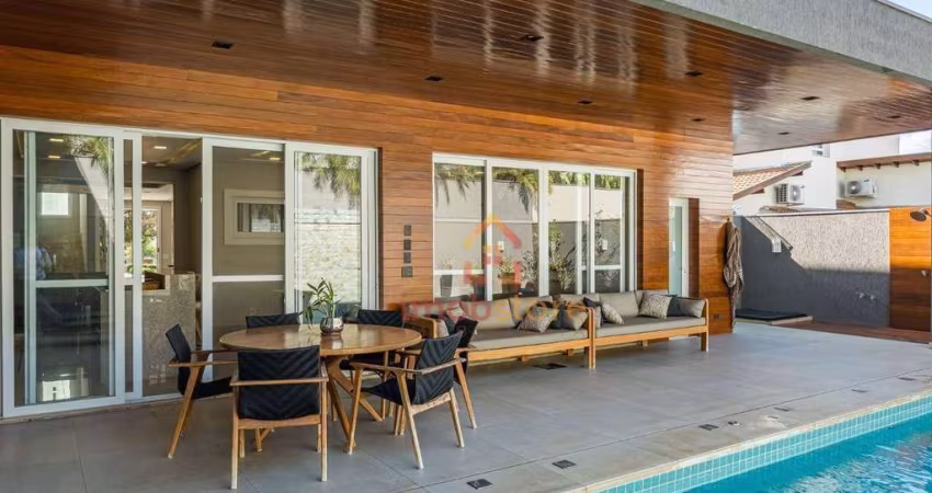 Belíssima Casa com 3 dormitórios no Condomínio Sun Lake Residence, à venda, 420 m² por R$ 4.500.000 - Londrina/PR