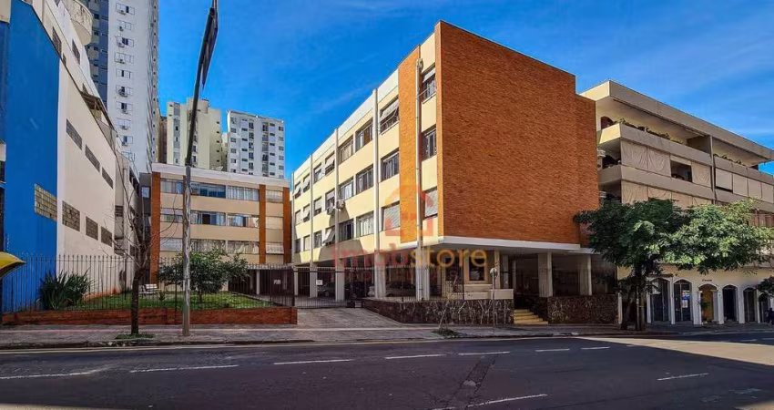 Apartamento com 3 dormitórios à venda no Edifício João Américo de Godoy,79 m² por R$ 250.000 - Centro - Londrina/PR