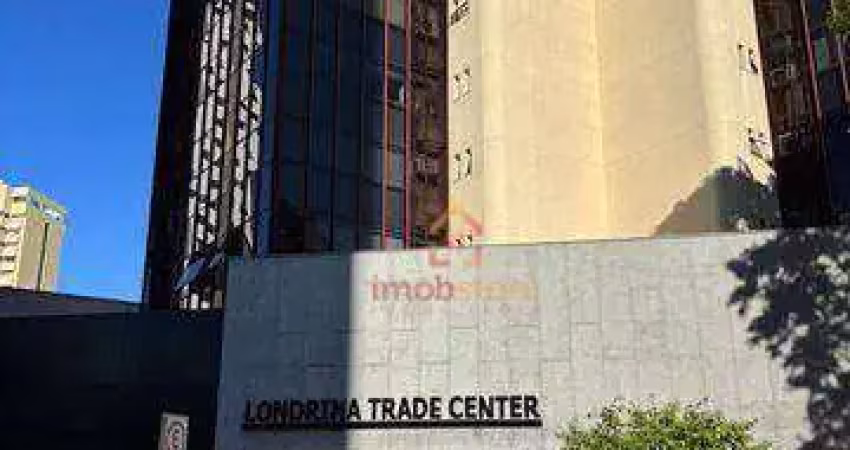 Sala para locação no ed londrina trade center, 74 m² por r$ 2.400/mês - centro - londrina/pr
