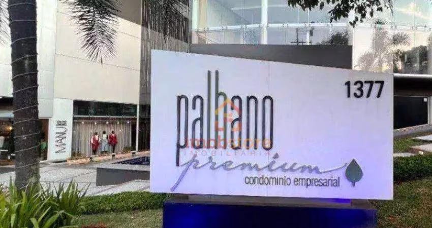 Laje corporativa, para locação no edifício palhano premium, 570 m² por r$ 19.000/mês - gleba palhano - londrina/pr