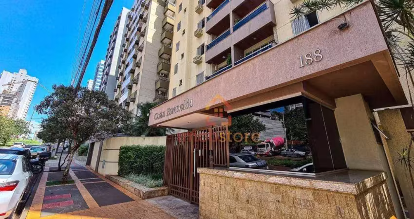 Apartamento à venda no ed costa esmeralda, com 3 dormitórios 95 m² por r$ 600.000 - gleba palhano - londrina/pr