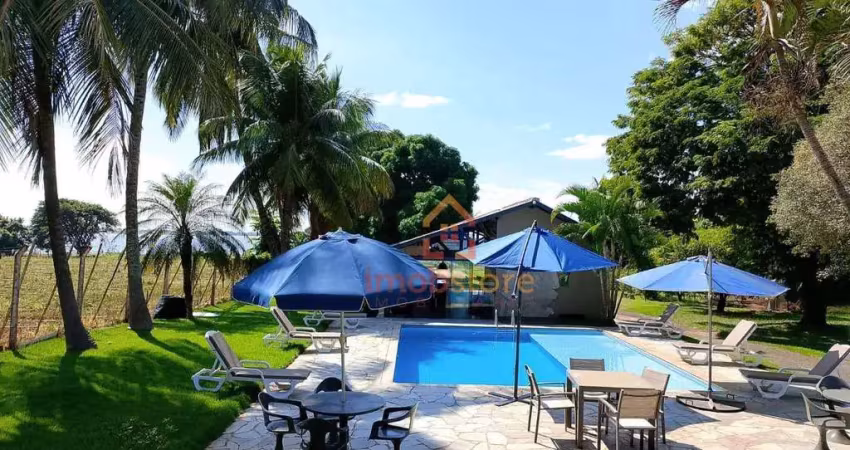 Chácara com casa mobiliada à venda, com 5 suítes, 604 m² por r$ 2.900.000 -primeiro de maio/pr