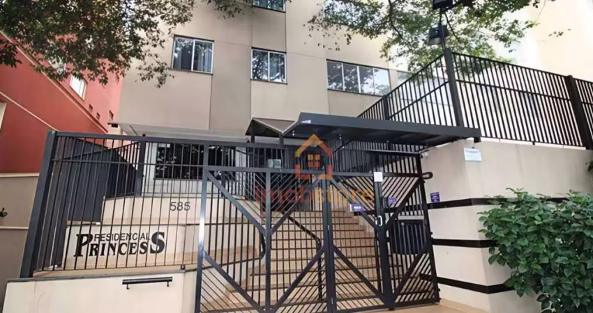 Apartamento para locação no edifício princess, com 3 dormitórios, 65 m² por r$ 1.500/mês - igapó - londrina/pr