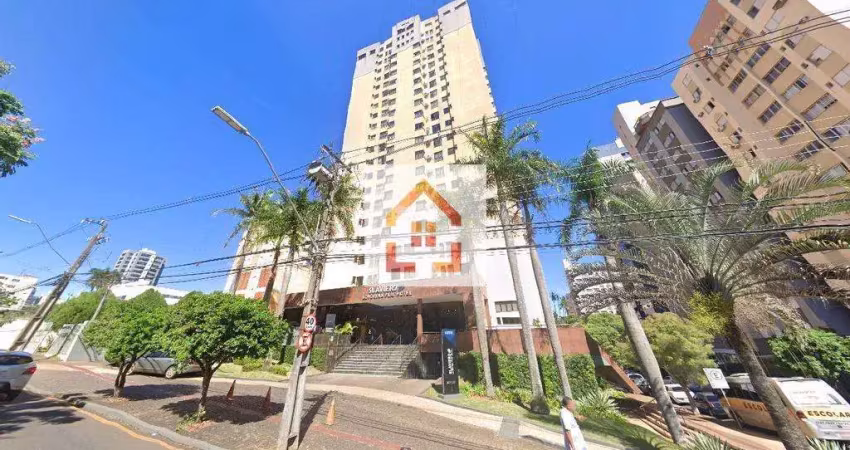 Apartamento à venda em londrina, centro, com 1 suíte, com 50 m², bristol londrina residence