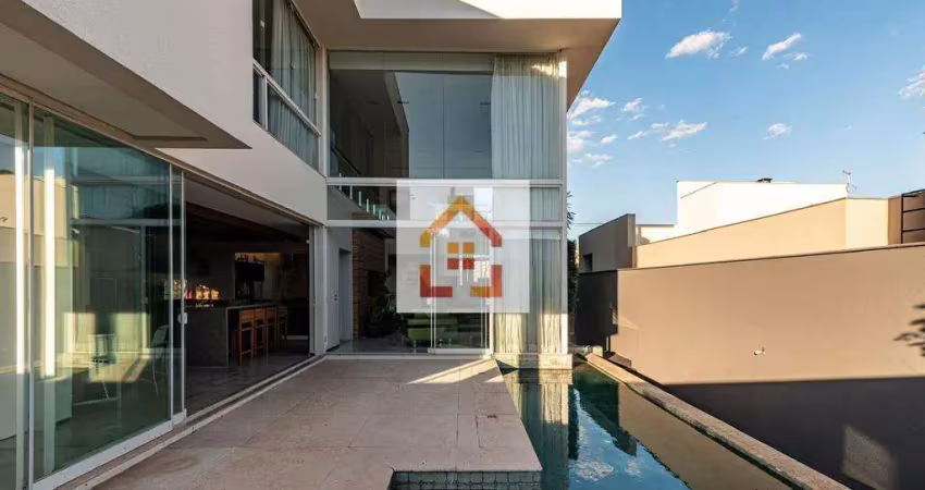 Casa à venda em londrina, gleba fazenda palhano, com 3 suítes, com 345 m²
