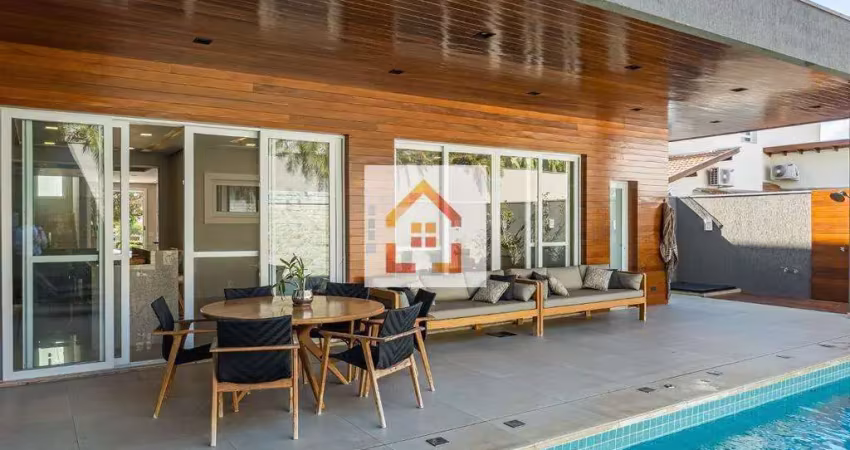Casa à venda em londrina, sun lake residence, com 3 suítes, com 420 m²
