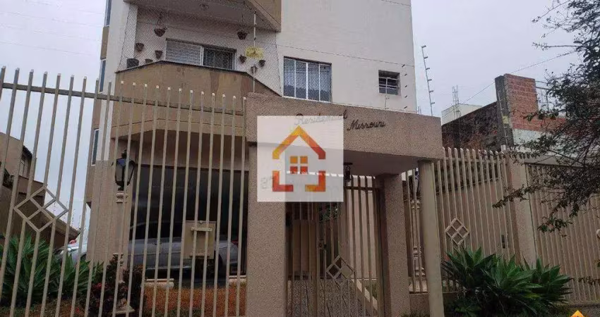 Apartamento à venda em londrina, centro, com 1 quarto, com 50 m², ed. missouri