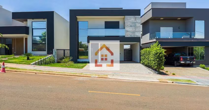 Casa à venda em londrina, jardim da luz, com 3 quartos, com 196 m², cond. residencial araçari