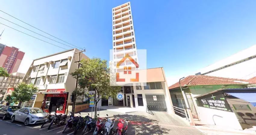Sala à venda em londrina, centro, com 108 m², edifício euclides machado