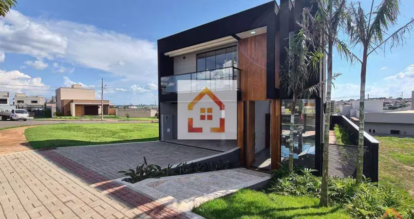 Casa à venda em londrina, jardim morumbi, com 3 suítes, com 232 m², cond. parque tauá