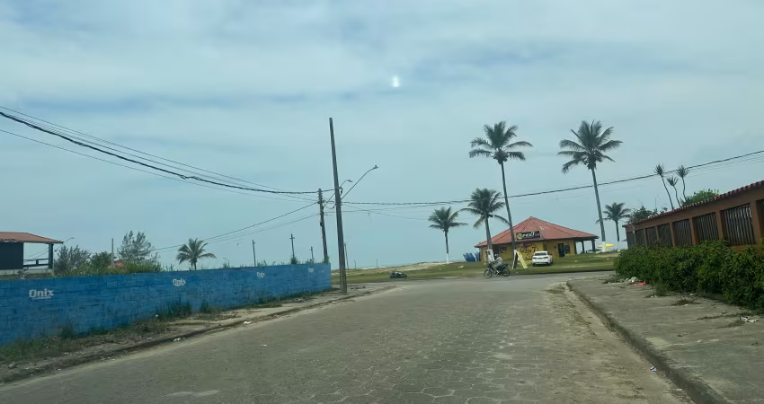 Terreno na praia cibratel 1, frente ao mar, limpo e aterrado, de esquina