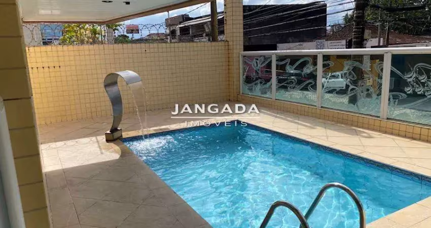 Lindo apto com ar-condicionado, planejados e lazer completo – praia grande