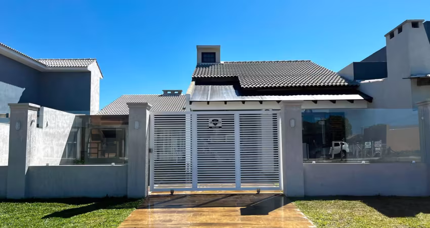 Linda casa nova 3 dormitórios com suíte + quiosque | centro imbé