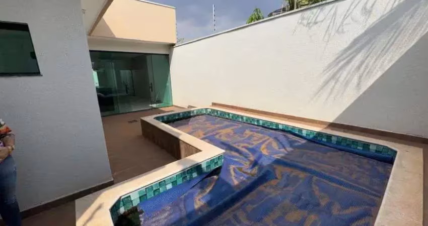 Casa com piscina, 3 quartos, 2 suítes, no parque brasília 2ª etapa - anápolis - go