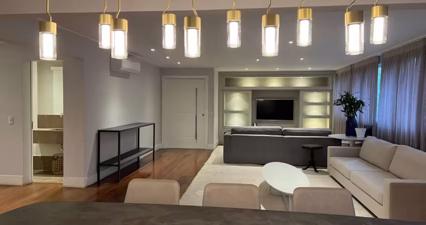 Apartamento mobiliado e totalmente reformado para locação no itaim bibi