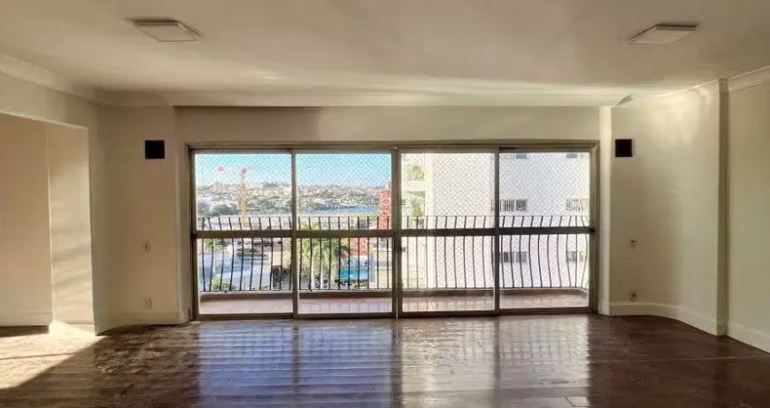 Apto 280m²| 5 quartos| vista represa| portaria 24h| elevador| ac caução