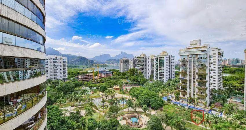 Apartamento com 2 dormitórios para alugar, 149 m² por r$ 13.200,00/mês - barra da tijuca - rio de janeiro/rj